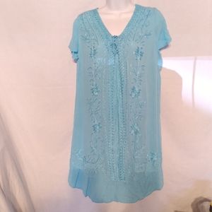 Asha embroidered summer dress